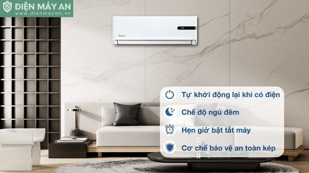Top điều hòa giá rẻ dưới 7 triệu cho phòng trọ nhỏ